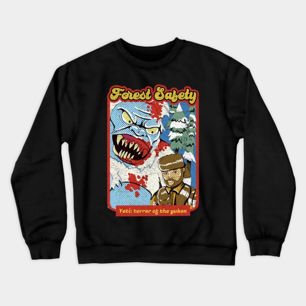 YETI: TERROR OF THE YUKON Crewneck Sweatshirt by HHN UPDATES